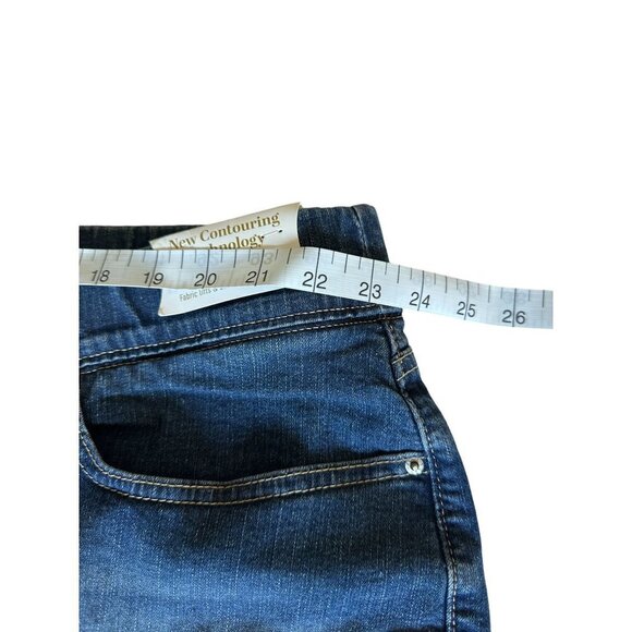 Levi Signature Jeans Womens Pull On Totally Shaping Skinny Plus Sz 28M Stretch - Picture 8 of 10